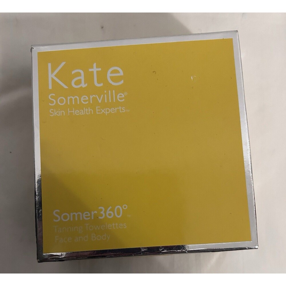 KATE SOMERVILLE 360 FACE AND BODY 4 SELF TANNING TOWELETTES PLUS EXFOLIATOR
